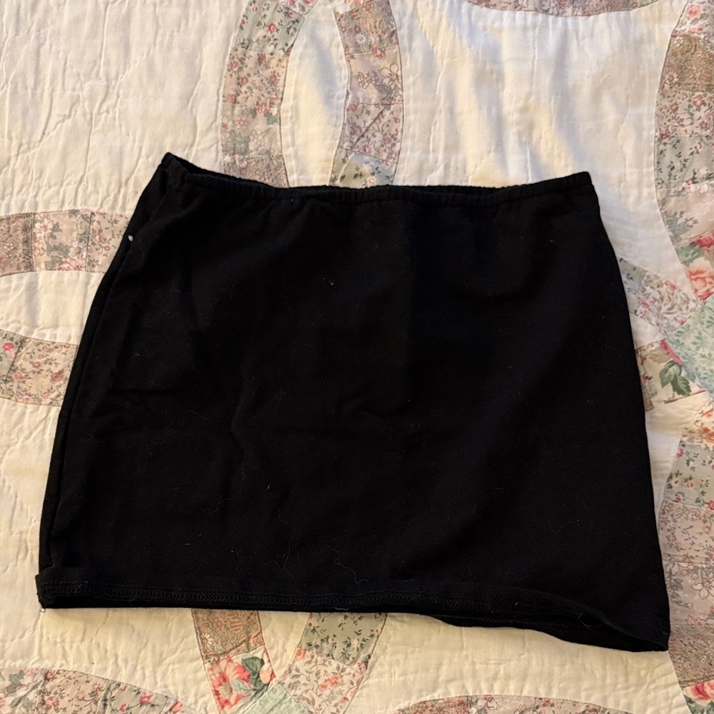 Edikted Black Mini Skirt